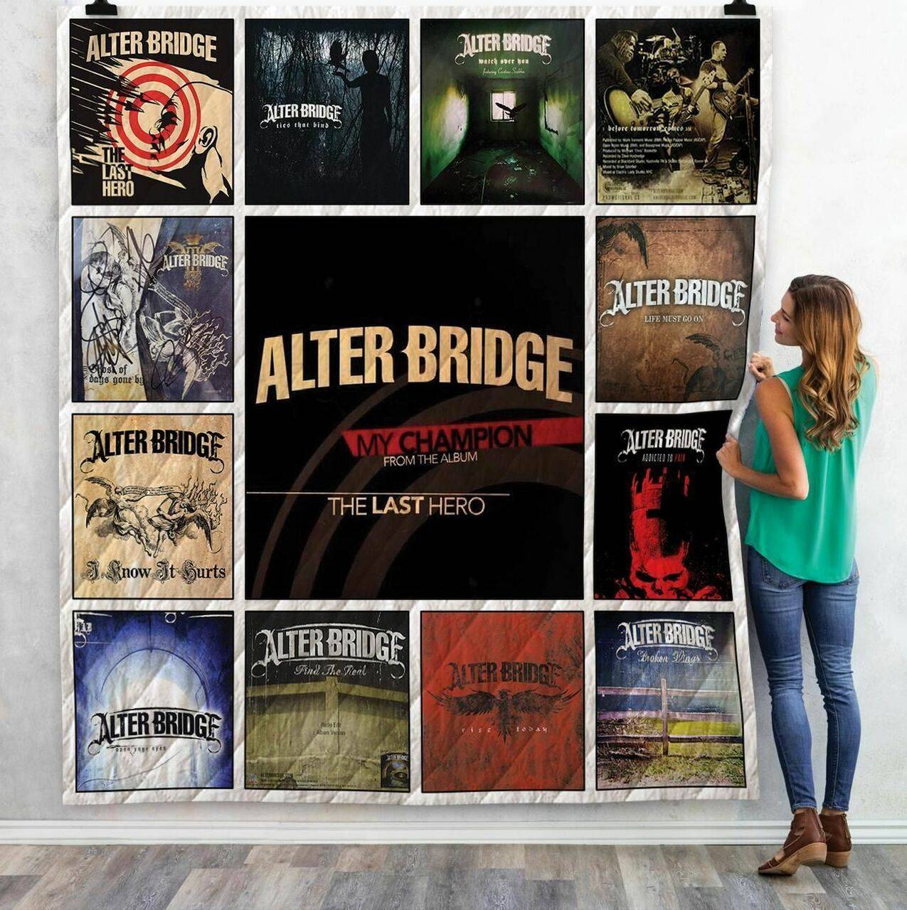 Alter Bridge Singles Quilt Blanket 02 and Home Decor