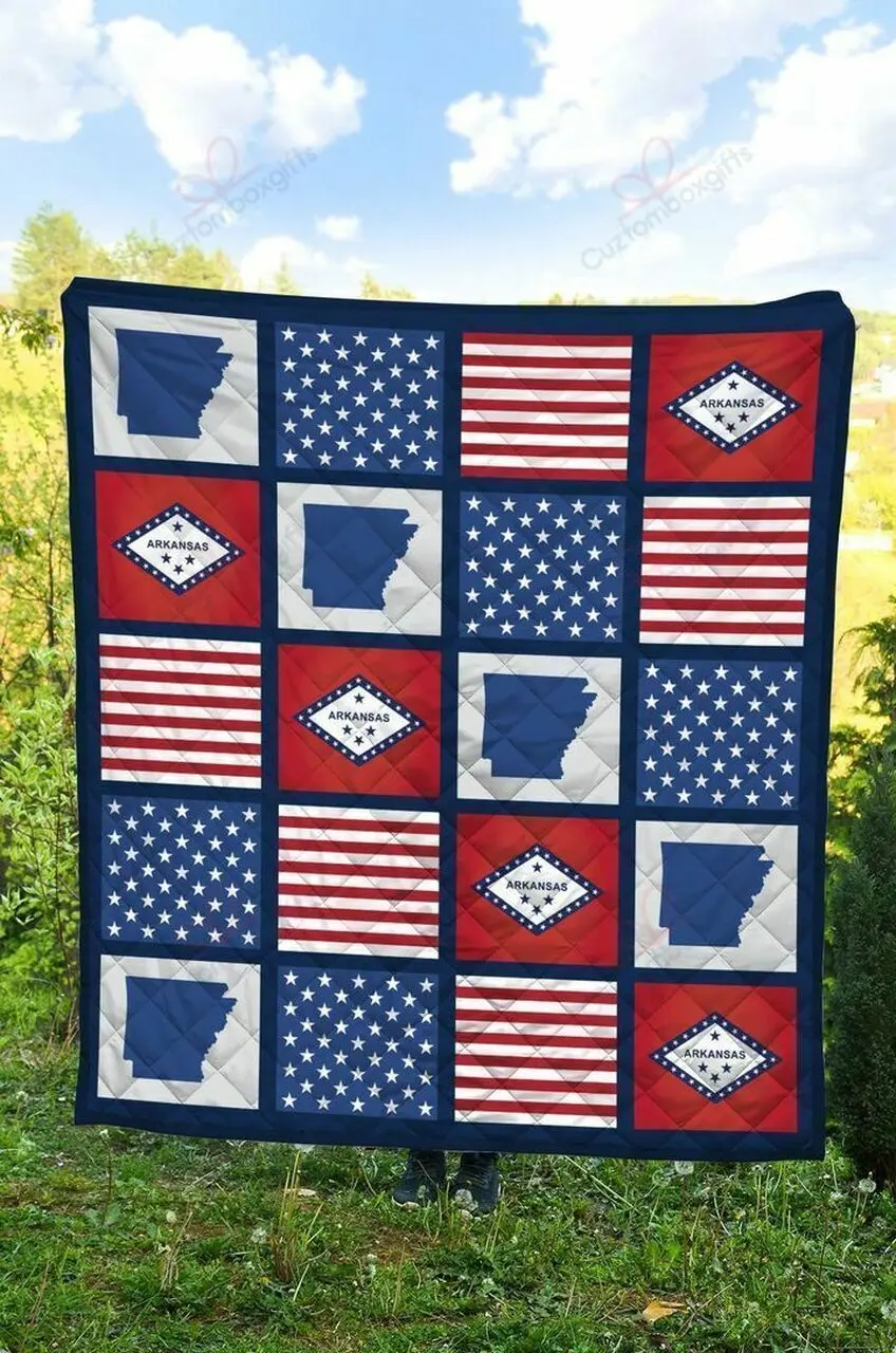 Amazing Arkansas KL2409012CL Quilt Blanket and Home Decor