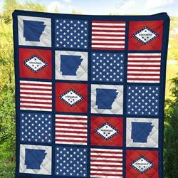 Amazing Arkansas KL2409012CL Quilt Blanket and Home Decor