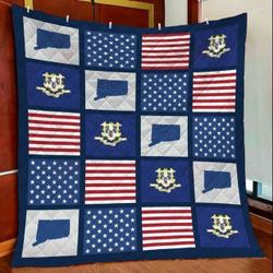 Amazing Connecticut KL2409015CL Quilt Blanket and Home Decor