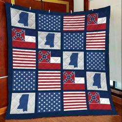 Amazing Mississippi KL2409039CL Quilt Blanket and Home Decor