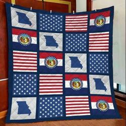 Amazing Missouri KL2409040CL Quilt Blanket and Home Decor