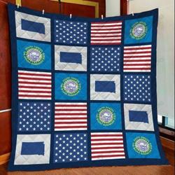 Amazing South Dakota KL2409050CL Quilt Blanket and Home Decor