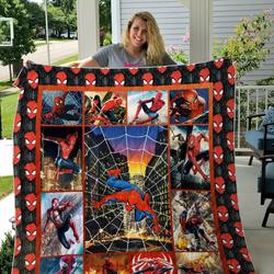Amazing Spiderman Quilt Blanket and Home Decor