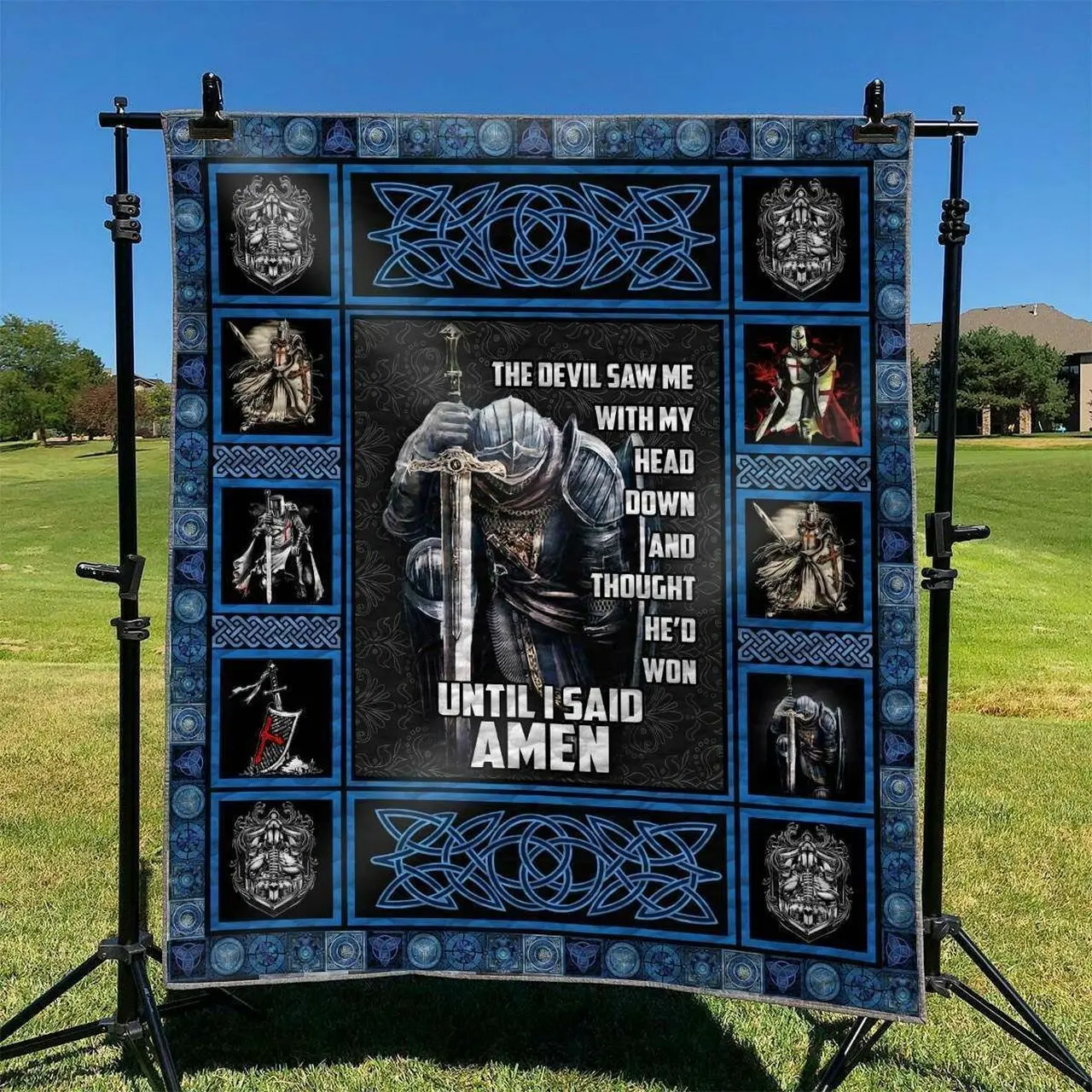 Amen DHCLD0909 Quilt Blanket and Home Decor