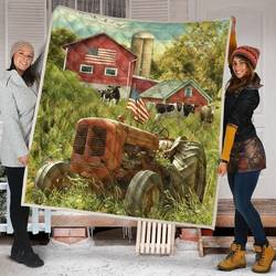 America Farmer Ee35977 Quilt Cyli0308 and Home Decor