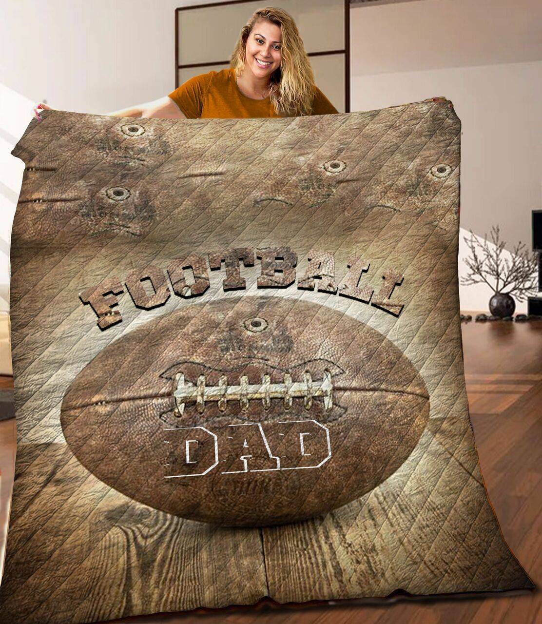 American Football Quilt Blanket C9B050331PT and Home Decor