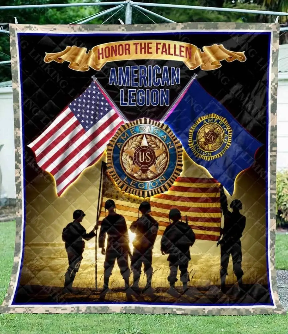 American Legion Quilt Ski and Home Decor