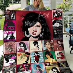 Amy Winehouse HVT240603 Quilt Blanket and Home Decor