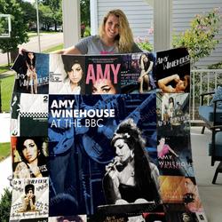 Amy Winehouse Quilt Blanket For Fans Ver 17 and Home Decor