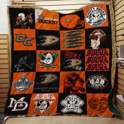 Anaheim Ducks Quilt Blanket and Home Decor
