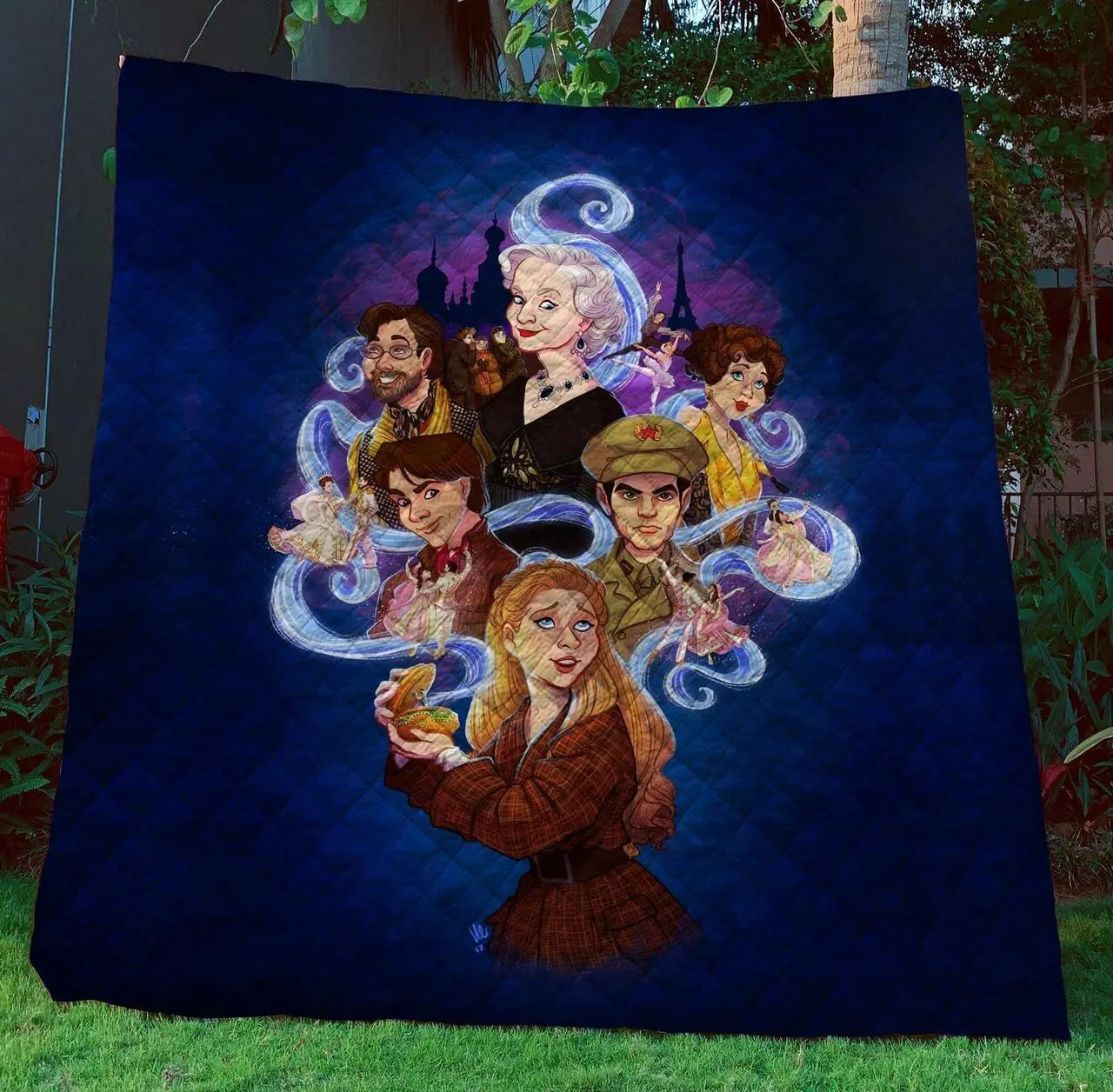 Anastasia DDT210944 Quilt Blanket and Home Decor