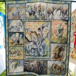 Angel Elephant Quilt Blanket  Quilt and Home Decor