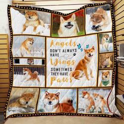 Angels Dont Always Have Wings Sometimes They Have Paws Jfj Quilt Nt and Home Decor