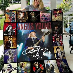 Angus Young Blanket Th0107 Quilt and Home Decor