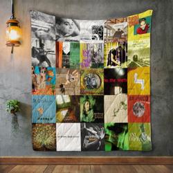 Ani Difranco Album Covers Quilt Blanket and Home Decor