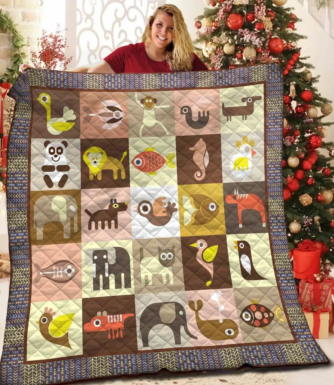 Animal Jfj Quilt Tn and Home Decor