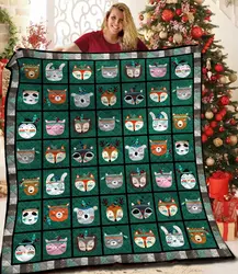 Animal Native American Jfj Quilt Xo and Home Decor