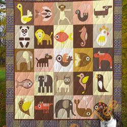 Animal V6 Blanket TH0207 Quilt and Home Decor