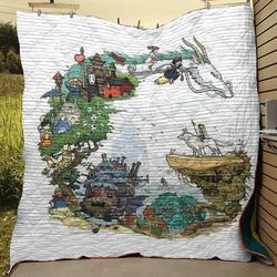 Anime Studio Ghibli Quilt and Home Decor