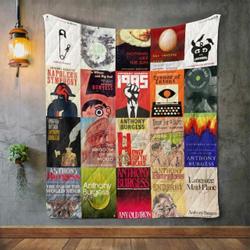 Anthony Burgess Books Blanket Th1707 Quilt and Home Decor