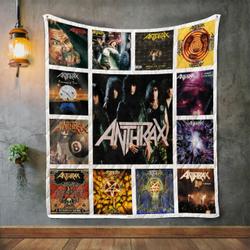 Anthrax Album Covers Quilt Blanket and Home Decor