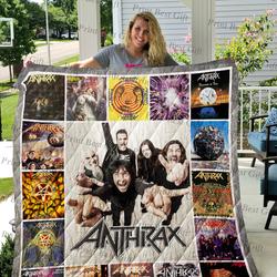 Anthrax Albums Cover Poster Quilt and Home Decor