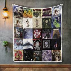 Apathy Quilt Blanket and Home Decor