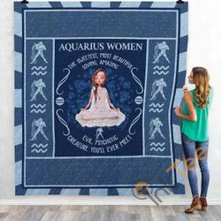Aquarius Horoscope Blanket TH0607 Quilt and Home Decor