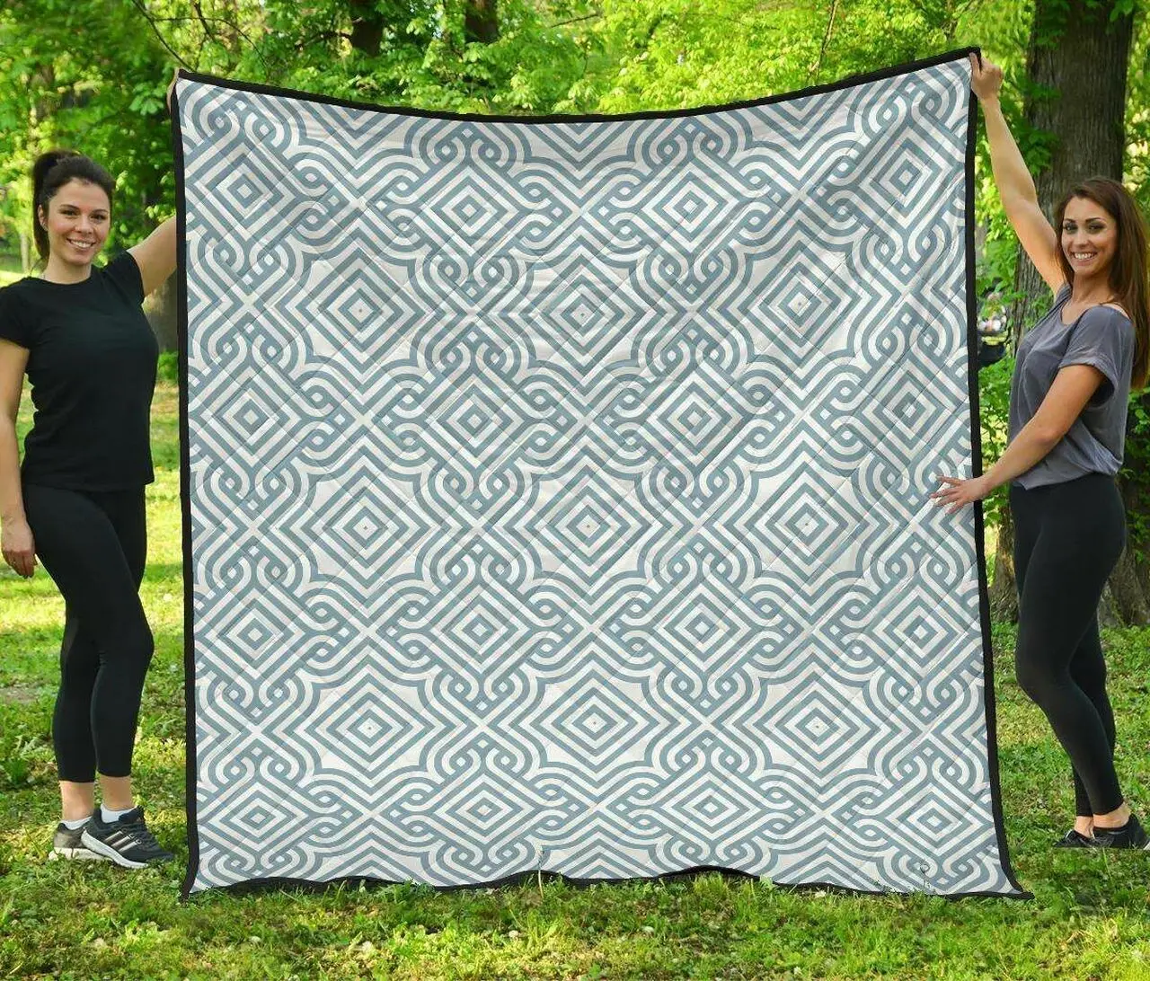 Arabic Pattern DHCDHC DT1910 Quilt Blanket and Home Decor