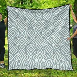 Arabic Pattern DHCDHC DT1910 Quilt Blanket and Home Decor