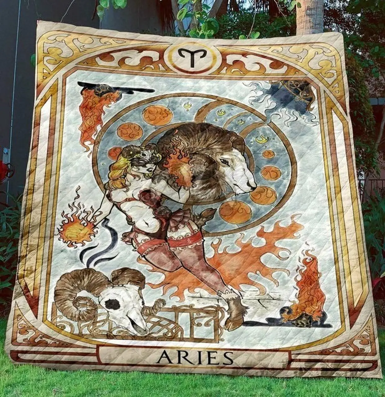 Aries Quilt Yy109340 Fuct1409 and Home Decor