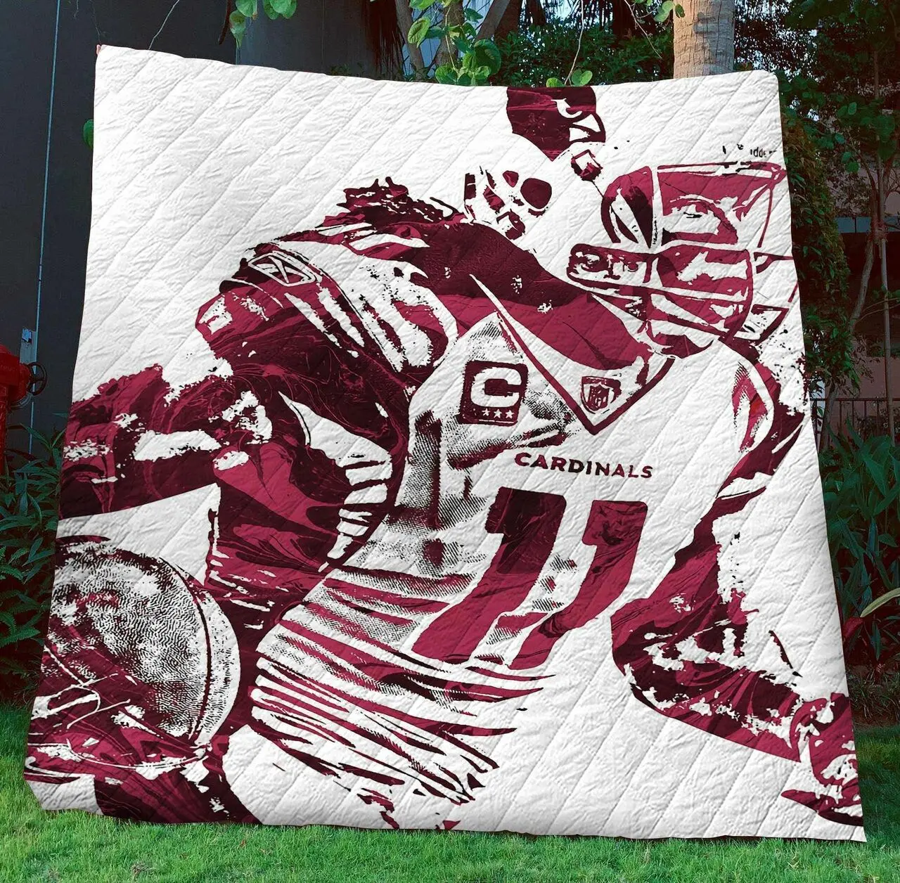 Arizona Cardinals B100945 Quilt Blanket and Home Decor
