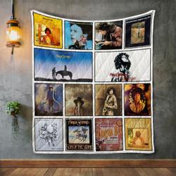 Arlo Guthrie Album Covers Quilt Blanket and Home Decor