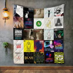 Armin Van Buuren Album Covers Quilt Blanket and Home Decor