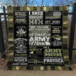 Army Mom DHCDHC DT2210 Quilt Blanket and Home Decor