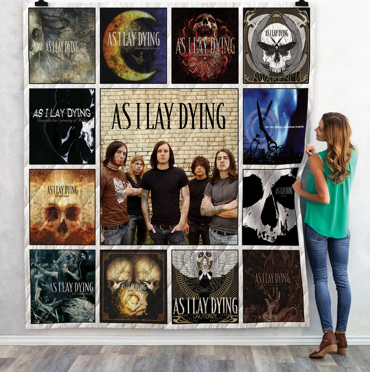 As I Lay Dying Albums Quilt Blanket Ver13 and Home Decor