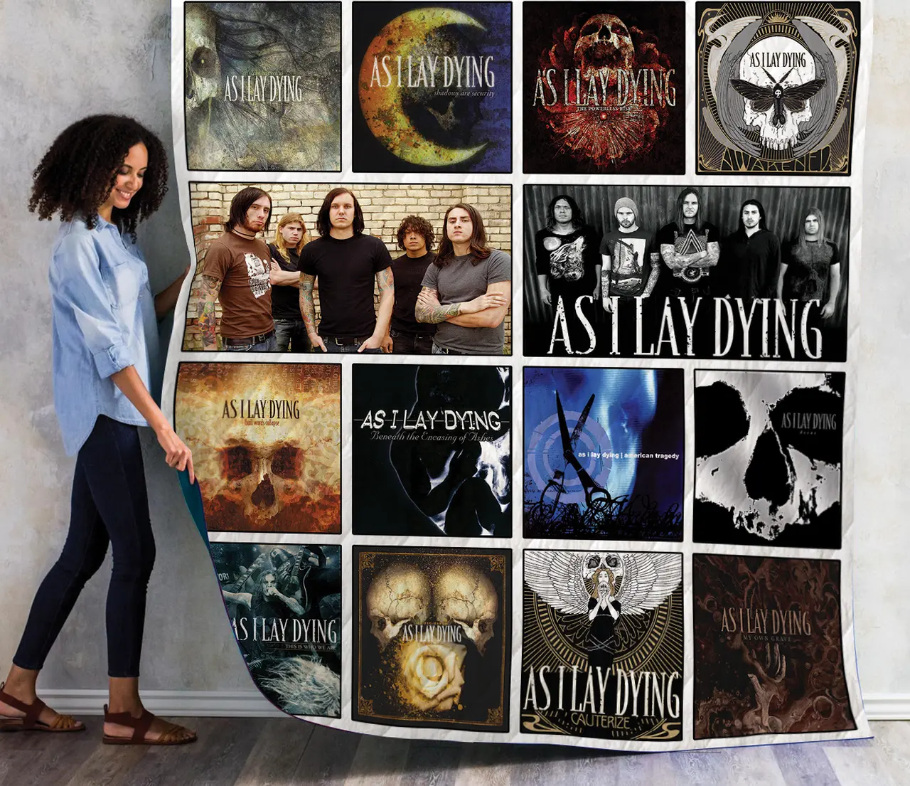 As I Lay Dying Albums Quilt Blanket Ver14 and Home Decor