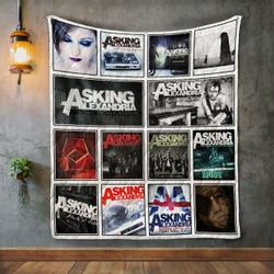 Asking Alexandria Album Covers Quilt Blanket and Home Decor