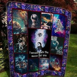 Astronaut Bs0204 2 Quilt Blanket  Quilt and Home Decor