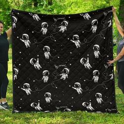 Astronaut Hur Quilt pu and Home Decor