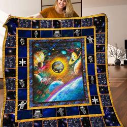 Astronaut Quilt Blanket C9B160322PT and Home Decor
