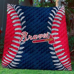 Atlanta Braves B1709111 Quilt Blanket and Home Decor