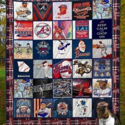 Atlanta Braves Quilt Blanket and Home Decor