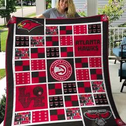 Atlanta Hawks V1 Blanket Th0207 Quilt and Home Decor