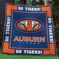 Auburn Tigers B1309151 Quilt Blanket and Home Decor