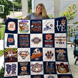Auburn Tigers Quilt Blanket 02 and Home Decor