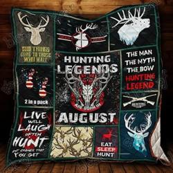 August Hunting Legend Cl19100052Mdq Quilt Blanket and Home Decor