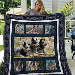 Australian Cattle Dog 3D Customized Quilt Blanket 1935 and Home Decor