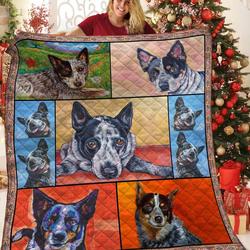 Australian Cattle Dog Jfj Quilt Fw and Home Decor